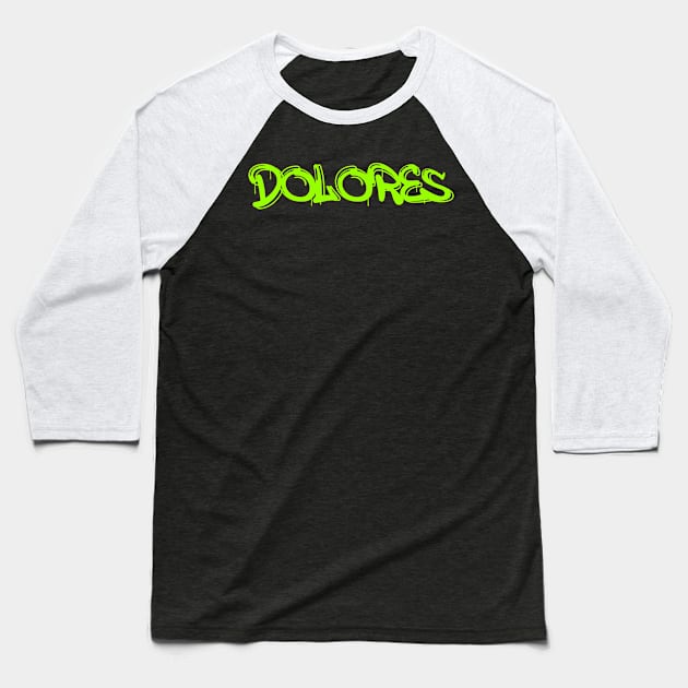 Dolores Baseball T-Shirt by BjornCatssen
